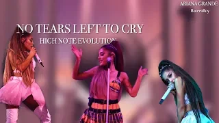 Ariana Grande No Tears Left To Cry High Note Evolution