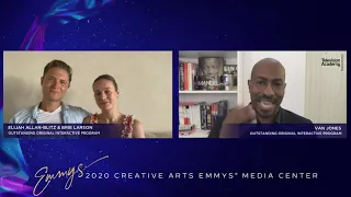 Brie Larson, Elijah Allan Blitz, and Van Jones Talk "The Messy Truth" at The Creative Arts Emmys