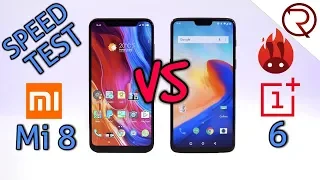 OnePlus 6 VS Xiaomi Mi 8 - SPEED TEST - So fast!