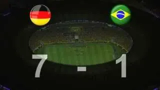 Brazil Germany 1-7  Super Highlights and Parody