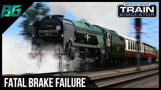 FATAL BRAKE FAILURE | Merchant Navy Class Steam Locomotive | Train Simulator 2021