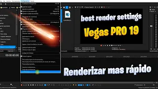 Como renderizar mas rápido en Vegas PRO 19 sin perder Calidad | Configuración | 2021