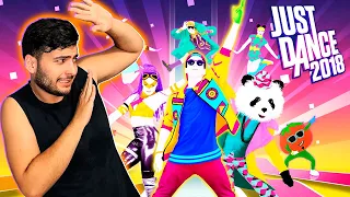 Jogando JUST DANCE 2018 de Xbox ONE em 2022 (Menu + Song List + Features)