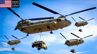 Flying High! : Dutch CH 47 Chinook Mastering Heavy Delivery in Exercise