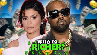 Kanye West Versus Kylie Jenner | DID YOU KNOW THEY ARE THIS RICH?! |