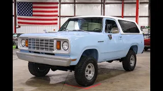 1978 Dodge Ramcharger For Sale - Walk Around Video (96K Miles)