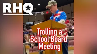 TikToker Trolls Clueless Conservative Parents At School Board Meeting