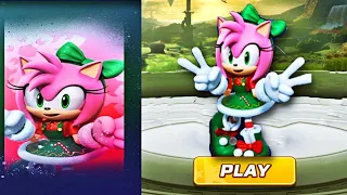 Jingle Belle Amy Holiday Rapid Recap Event - Sonic Forces Speed Battle (Android,iOS)