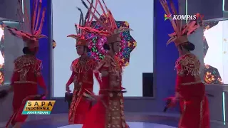 Kesenian SMAN 28 Jakarta Bawakan Folklore Enggang Balian