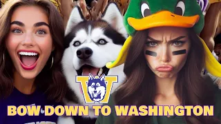 WASHINGTON HUSKIES BEAT THE OREGON DUCKS 36-33 INSTANT REACTION