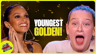 YOUNGEST GOLDEN BUZZER Acts On BGT!! 🥹