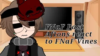 FNaF Past Aftons react to FNaF Vines|| Minecraft version|| Desc||