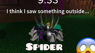 Trapped by the spider Roblox don’t escape Game