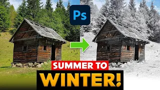 Photoshop Trick - Summer To Winter in Under 3 Minutes!