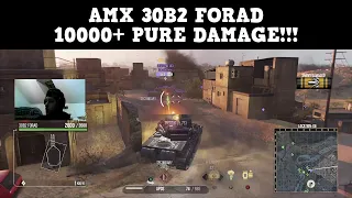 AMX 30B2 FORAD 🔥 10K+ PURE DAMAGE 🔥 Gameplay at "DEZFUL" map - WoT Console