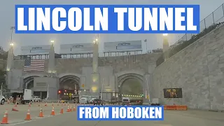 Lincoln Tunnel drive: From Hoboken/Weehawken to Manhattan 36 St