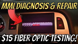 Audi MMI Diagnosis & Repair (Fiber Optic Testing) | DIY