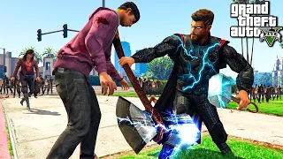 ТОР ВЫЖИВАЕТ В ЗОМБИ АПОКАЛИПСИСЕ В ГТА 5 МОДЫ! THOR ОБЗОР МОДА В GTA 5! ИГРЫ ВИДЕО MODS