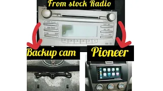 2010 Toyota Camry radio installation and (backup Camera) PART 1