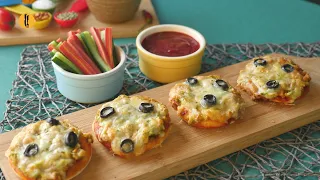 Quick Mini Pizza Recipe By Food Fusion