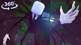 Slenderman ESCAPE at 3AM in 360° VR! - A Minecraft VR Video