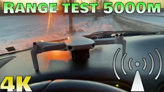 Range Test during Winter with -5°C | DJI Mini 2 (4K)