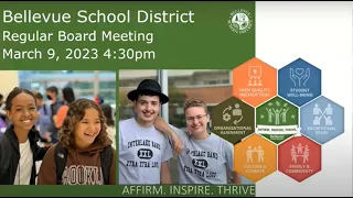 Bellevue School District 405 Regular Board Meeting March 9