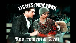 Lights Of New York (1928) Park Scene Instrumental Vitaphone Clip Test