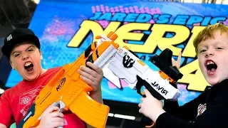 The Sneak Attack Squad Gets Crazy at Jared's Epic Nerf Battle 4!