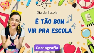 Música sobre Escola - É TÃO BOM - Coral Infantil do Unaspinho, Carla Tosetto. DIA DA ESCOLA