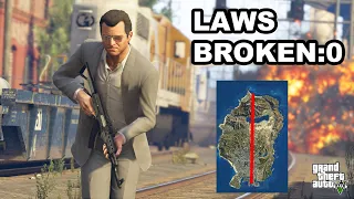 Can I cross GTA 5's map without breaking any laws