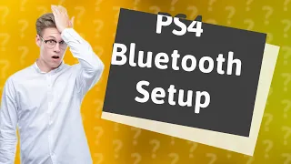 How do I connect my unsupported Bluetooth to my PS4 without USB?