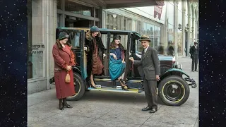 The Roaring Twenties in America / 1920's  in Color