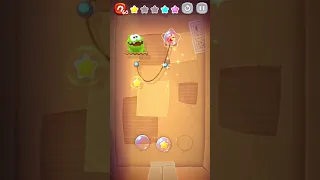 Cut the Rope Remastered gameplay - Evan’s home - Level 1-8 - 5 stars (Blue star, Pink star)