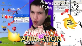 This is Pure ANIMATION CHAOS{​⁠​⁠​⁠​⁠⁠​⁠@alanbecker}{Animator VS Animation 1 & 2}REACT