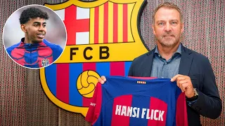 Lamine Yamal Reacts to Hansi Flick Appointment as Barcelona Manager