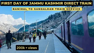 FIRST DAY TRAIN JOURNEY EXPERIENCE FROM JAMMU TO KASHMIR 🔥|| KASHMIR TO KANYAKUMARI