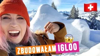 I built an ingloo with my mum in the mountains😱 Hyped the taste #1 |Agnieszka Grzelak Vlog