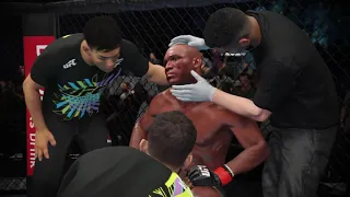 Kamaru Usman vs Jorge Masvidal UFC 4 Simulation (AI)