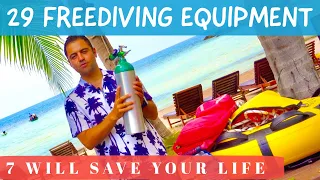 FREEDIVING GEAR & TIPS: 29 Equipment Essentials a Freediver Needs (7 SAFETY GEAR TO SAVE YOUR LIFE )