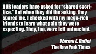 Warren Buffet: Raise My Taxes, I'm Rich!