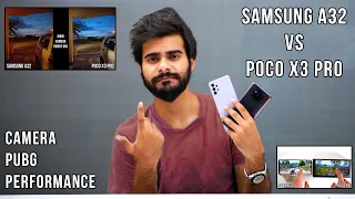 Poco X3 Pro VS Samsung A32 | Camera and Gaming Test | Which Ones Better Under 50 Thousand
