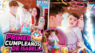 ASI FUE EL PRIMER CUMPLEAÑOS DE NUESTRA HIJA ISABELLA😍🎂 Carlos & Adri