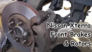 Nissan Xterra Front Brake Pads & Rotors Replacement - RWD