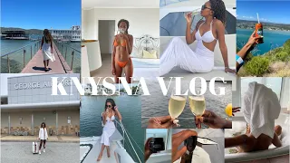 KNYSNA TRAVEL VLOG: Vacation | Sunset boat cruise + Spa + House Tour & etc | South African YouTuber