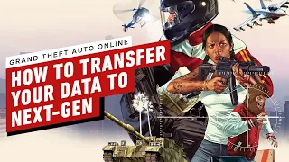 Grand Theft Auto Online - How to Transfer Your Save Data to Next-Gen