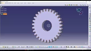 Catia V5 R20 Tutorial : How to MAKE A GEAR / Création Roue Dentée