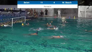 Belen Jesuit Varsity Waterpolo vs Miami Beach