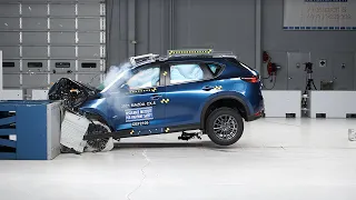 2021 Mazda CX-5 updated moderate overlap front IIHS crash test