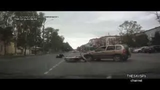 Жуткие аварии мотоциклистов. Terrible accident motorcyclists.